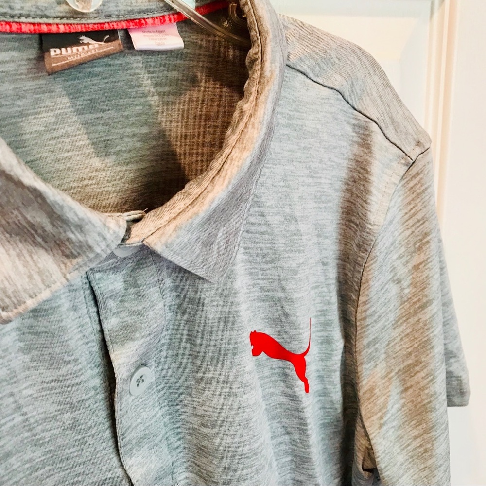 3/$10 Puma boys cross fade Drifit polo